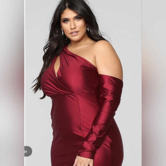 🆕️ Pretty Hurts Dress Burgundy Sz 2X - Picture 3 of 7
